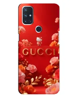 Чехол для OnePlus Nord N100 с картинкой «Gucci — золотой сад»