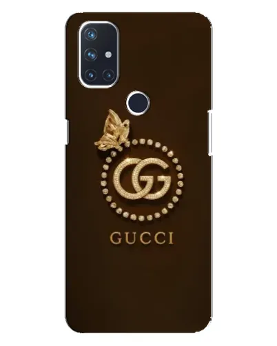 Чехол для OnePlus Nord N100 с картинкой «Gucci — золотая бабочка»