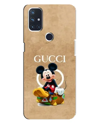 Чехол для OnePlus Nord N100 с картинкой «Микки Маус Gucci — крафт»
