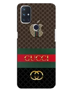 Чехол для OnePlus Nord N100 с картинкой «Gucci — брендированный десерт»