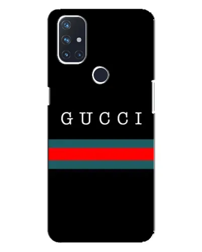 Чехол для OnePlus Nord N100 с картинкой «Gucci — красный пояс»