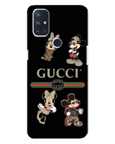 Чехол для OnePlus Nord N100 с картинкой «Gucci — герои Disney и монограмма» Чехол для OnePlus Nord N100 с картинкой «Gucci — герои Disney и монограмма»