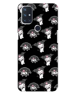 Чехол для OnePlus Nord N100 с картинкой «Черный паттерн Kuromi» Чехол для OnePlus Nord N100 с картинкой «Черный паттерн Kuromi»