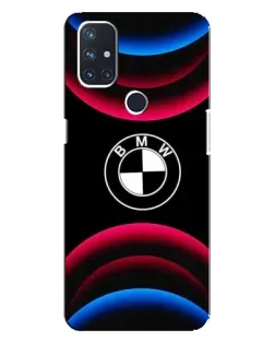 Чехол для OnePlus Nord N100 с картинкой «Логотип BMW и неоновые дуги» Чехол для OnePlus Nord N100 с картинкой «Логотип BMW и неоновые дуги»