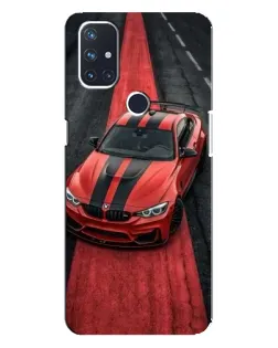 Чехол для OnePlus Nord N100 с картинкой «BMW на красной дорожке» Чехол для OnePlus Nord N100 с картинкой «BMW на красной дорожке»