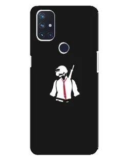 Чехол для OnePlus Nord N100 с картинкой «PUBG — силуэт воина» Чехол для OnePlus Nord N100 с картинкой «PUBG — силуэт воина»
