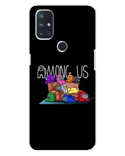 Чехол для OnePlus Nord N100 с картинкой «Логотип Among Us» Чехол для OnePlus Nord N100 с картинкой «Логотип Among Us»