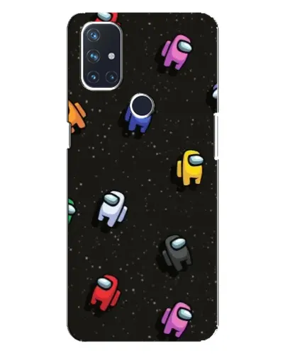 Чехол для OnePlus Nord N100 с картинкой «Космический паттерн Among Us» Чехол для OnePlus Nord N100 с картинкой «Космический паттерн Among Us»