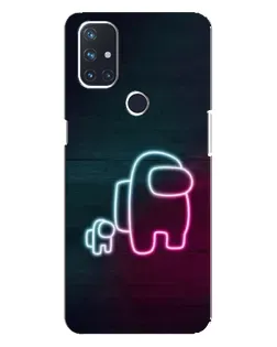 Чехол для OnePlus Nord N100 с картинкой «Among Us неон-арт» Чехол для OnePlus Nord N100 с картинкой «Among Us неон-арт»