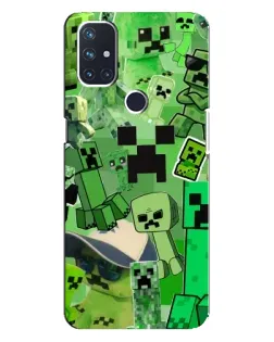 Чехол для OnePlus Nord N100 с картинкой «Криперы Minecraft» Чехол для OnePlus Nord N100 с картинкой «Криперы Minecraft»