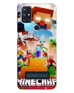 Чехол для OnePlus Nord N100 с картинкой «Minecraft герои игры» Чехол для OnePlus Nord N100 с картинкой «Minecraft герои игры»