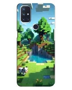 Чехол для OnePlus Nord N100 с картинкой «Minecraft летний день»