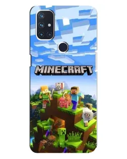 Чехол для OnePlus Nord N100 с картинкой «Minecraft классический мир»