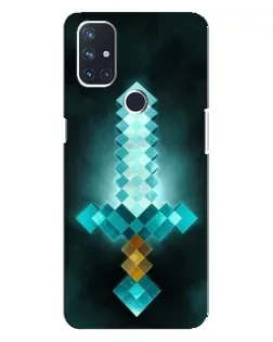 Чехол для OnePlus Nord N100 с картинкой «Алмазный меч неон»