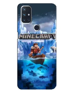 Чехол для OnePlus Nord N100 с картинкой «Minecraft ледяной мир»