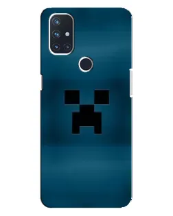 Чехол для OnePlus Nord N100 с картинкой «Крипер текстура»