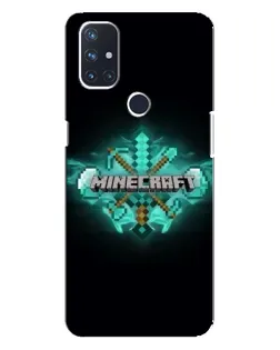 Чехол для OnePlus Nord N100 с картинкой «Minecraft Diamond лого»