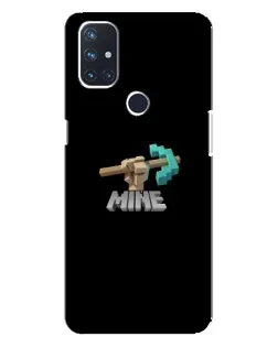 Чехол для OnePlus Nord N100 с картинкой «Алмазная кирка»