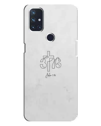 Чехол для OnePlus Nord N100 с картинкой «Иоанна 3:16 Крест» Чехол для OnePlus Nord N100 с картинкой «Иоанна 3:16 Крест»