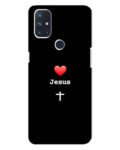 Чехол для OnePlus Nord N100 с картинкой «Сердце - Jesus» Чехол для OnePlus Nord N100 с картинкой «Сердце - Jesus»