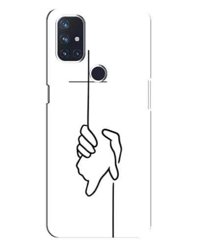 Чехол для OnePlus Nord N100 с картинкой «Рука держит» Чехол для OnePlus Nord N100 с картинкой «Рука держит»