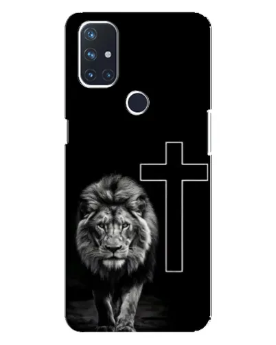 Чехол для OnePlus Nord N100 с картинкой «Лев и Крест» Чехол для OnePlus Nord N100 с картинкой «Лев и Крест»