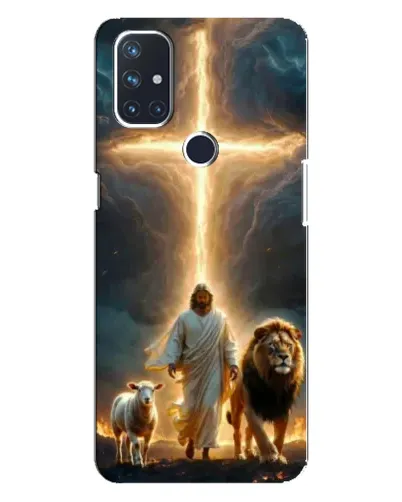 Чехол для OnePlus Nord N100 с картинкой «Лев Иуды и Свет» Чехол для OnePlus Nord N100 с картинкой «Лев Иуды и Свет»