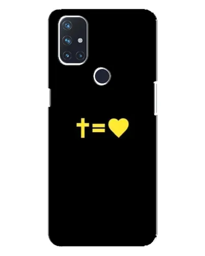 Чехол для OnePlus Nord N100 с картинкой «Сердце и Крест» Чехол для OnePlus Nord N100 с картинкой «Сердце и Крест»