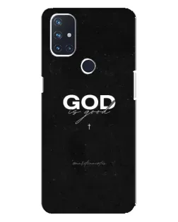 Чехол для OnePlus Nord N100 с картинкой «GOD — Бог над всем»