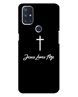 Чехол для OnePlus Nord N100 с картинкой «Иисус любит тебя»