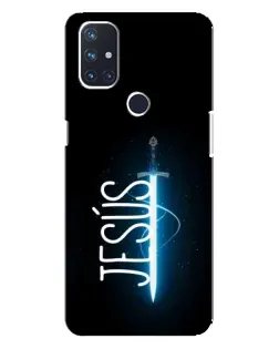 Чехол для OnePlus Nord N100 с картинкой «Меч Духа Jesus»