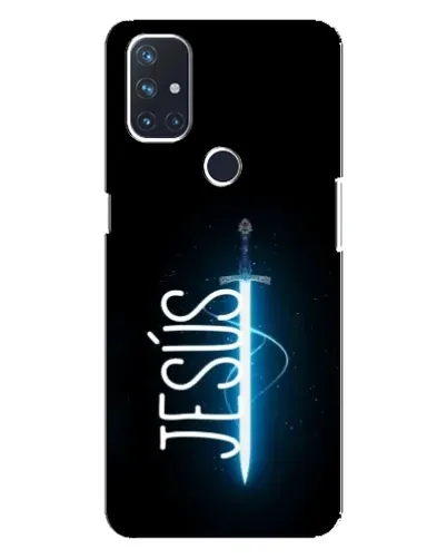 Чехол для OnePlus Nord N100 с картинкой «Меч Духа Jesus» Чехол для OnePlus Nord N100 с картинкой «Меч Духа Jesus»