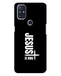 Чехол для OnePlus Nord N100 с картинкой «Вертикаль веры Jesus»