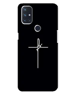 Чехол для OnePlus Nord N100 с картинкой «Тонкий крест»