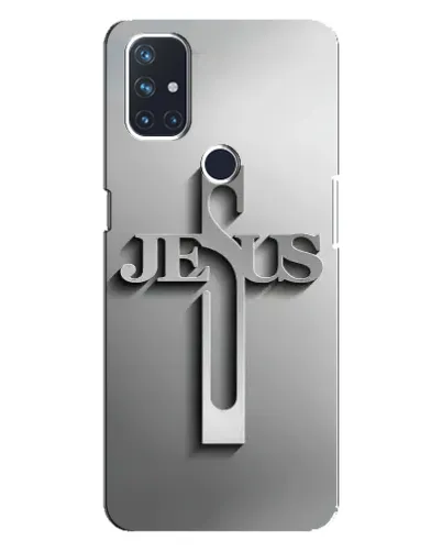 Чехол для OnePlus Nord N100 с картинкой «Металлический крест Jesus» Чехол для OnePlus Nord N100 с картинкой «Металлический крест Jesus»