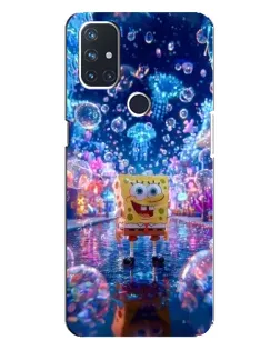 Чехол для OnePlus Nord N100 с картинкой «Неоновый океан»