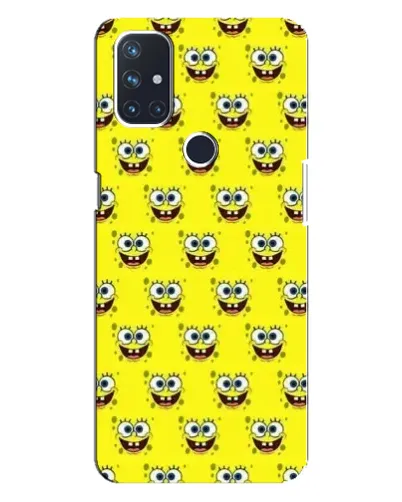 Чехол для OnePlus Nord N100 с картинкой «Паттерн Губка Боб» Чехол для OnePlus Nord N100 с картинкой «Паттерн Губка Боб»