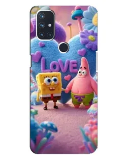 Чехол для OnePlus Nord N100 с картинкой «Губка Боб Патрик»