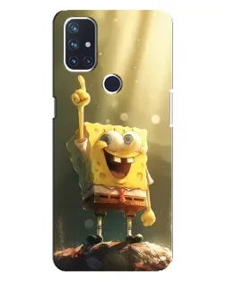 Чехол для OnePlus Nord N100 с картинкой «Сияющий Спанч Боб»