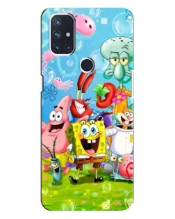 Чехол для OnePlus Nord N100 с картинкой «Губка Боб и друзья»