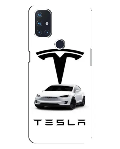 Чехол для OnePlus Nord N100 с картинкой «Tesla White Style» Чехол для OnePlus Nord N100 с картинкой «Tesla White Style»