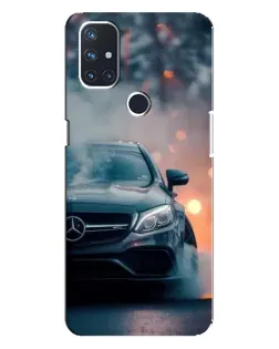 Чехол для OnePlus Nord N100 с картинкой «Mercedes — ночной город» Чехол для OnePlus Nord N100 с картинкой «Mercedes — ночной город»