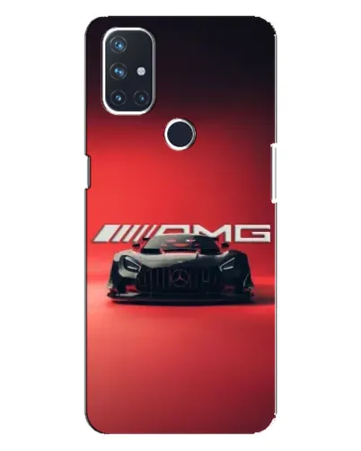 Чехол для OnePlus Nord N100 с картинкой «Mercedes AMG — красная линия»
