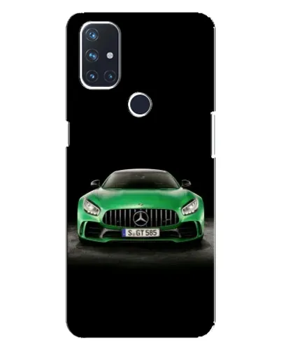 Чехол для OnePlus Nord N100 с картинкой «Mercedes — неоновый лого»