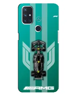 Чехол для OnePlus Nord N100 с картинкой «Mercedes AMG Petronas»