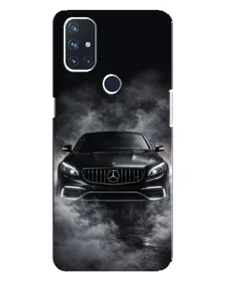 Чехол для OnePlus Nord N100 с картинкой «Mercedes в дыму»