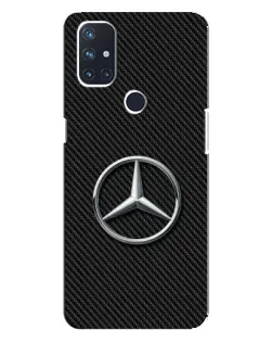Чехол для OnePlus Nord N100 с картинкой «Карбоновый Mercedes стиль»
