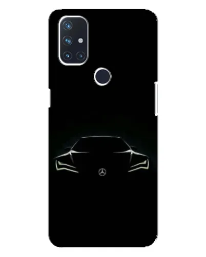 Чехол для OnePlus Nord N100 с картинкой «Mercedes — силуэт авто» Чехол для OnePlus Nord N100 с картинкой «Mercedes — силуэт авто»