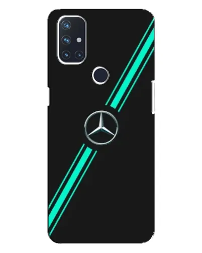 Чехол для OnePlus Nord N100 с картинкой «Спортивные линии Mercedes» Чехол для OnePlus Nord N100 с картинкой «Спортивные линии Mercedes»