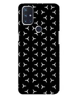 Чехол для OnePlus Nord N100 с картинкой «Mercedes паттерн звезд»